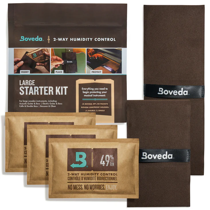 Boveda 2-Way Humidity Control Starter Kit for Large Wooden Instruments